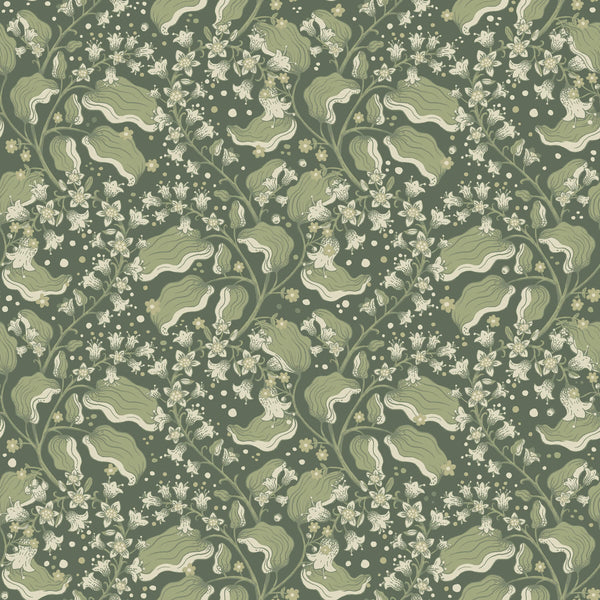 Syren, Evergreen Wallcoverings | Malibu Wallcovering