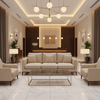 Aarden - Oatmeal Silicone Hybrid Upholstered Sofa | Architectural Fabrics
