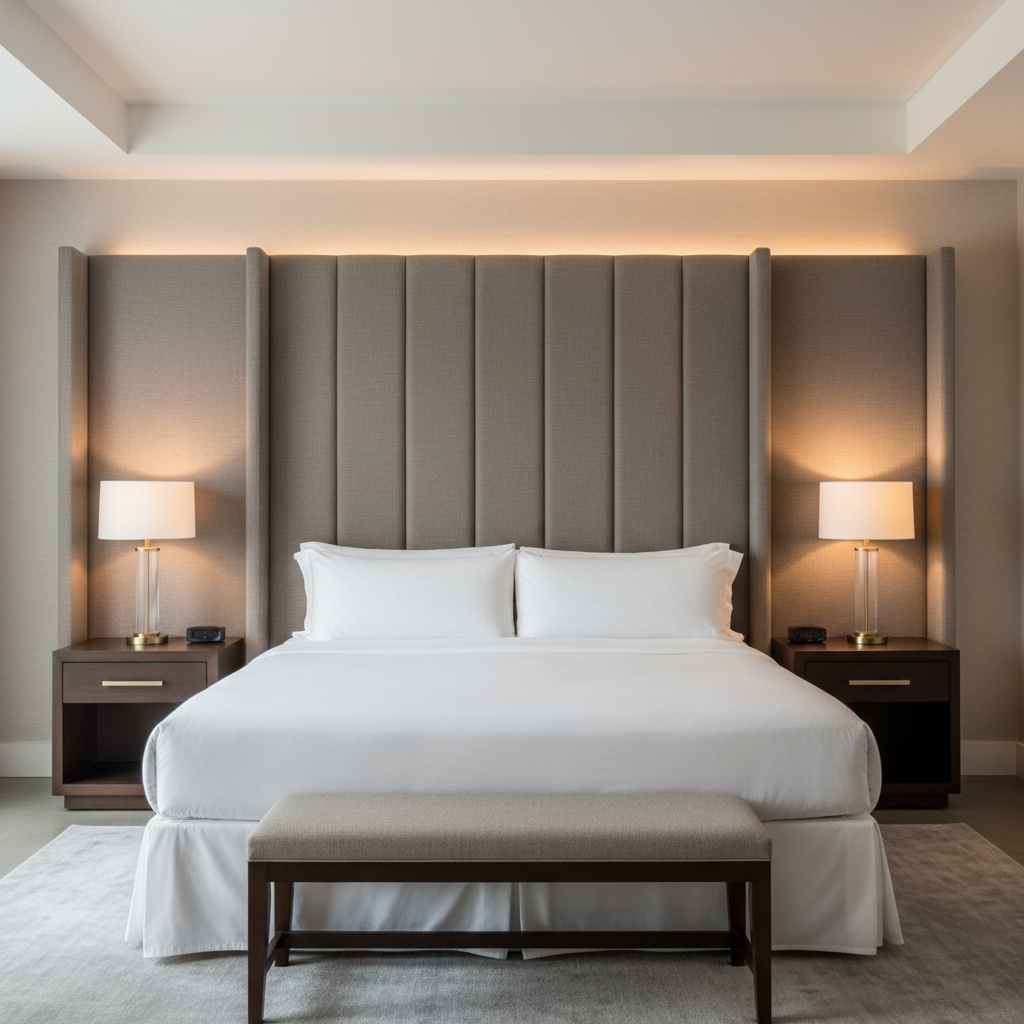 Turneffe - Trail Upholstered Headboard | Architectural Fabrics