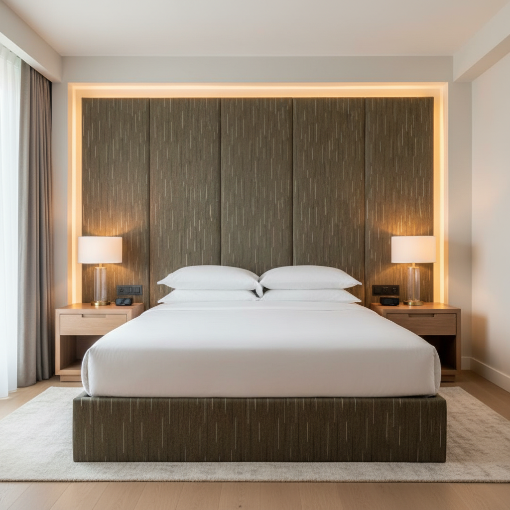Stitchwork Bay - Woodland Upholstered Headboard | Architectural Fabrics