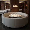 Algiers - Silver Lining Performance Vinyl Upholstered Banquette | Architectural Fabrics