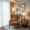 Puerto Plata - Walnut Upholstered Chair | Architectural Fabrics
