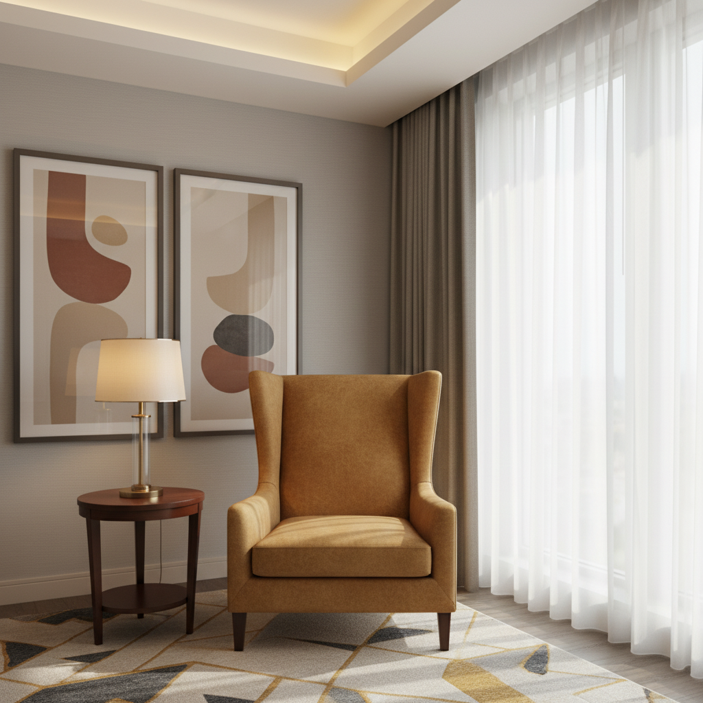 Peter Island - Elm Upholstered Chair | Architectural Fabrics
