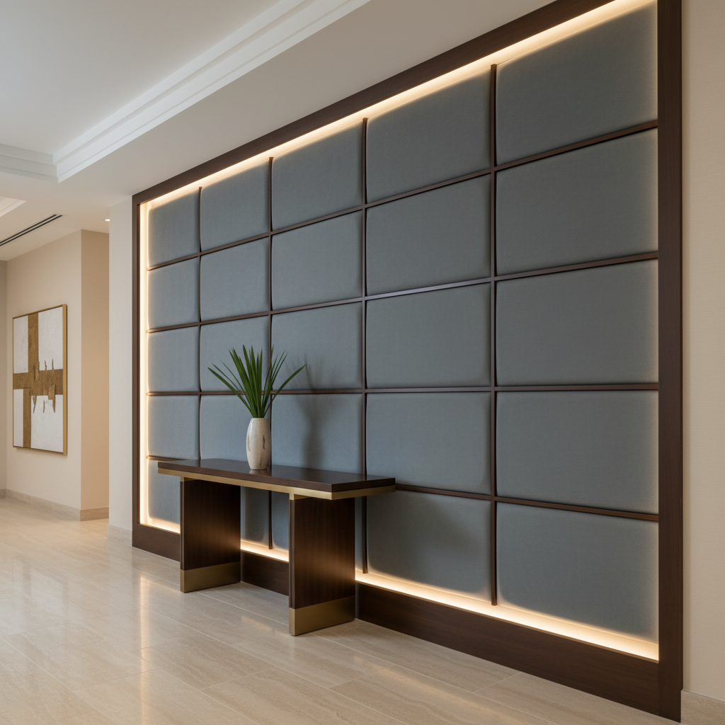 Maho Bay - Rhine Upholstered Wall Panel | Architectural Fabrics