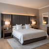 Aarden - Charcoal Veil Silicone Hybrid Upholstered Headboard | Architectural Fabrics