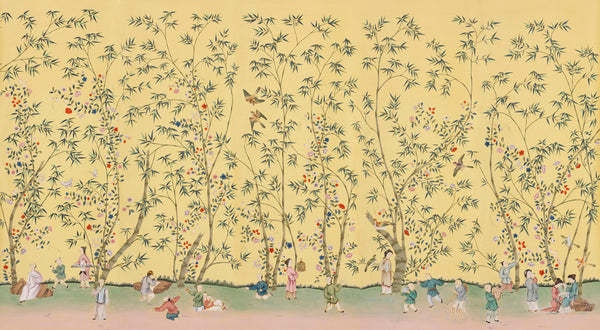 Belton — Yellow dyed silk
