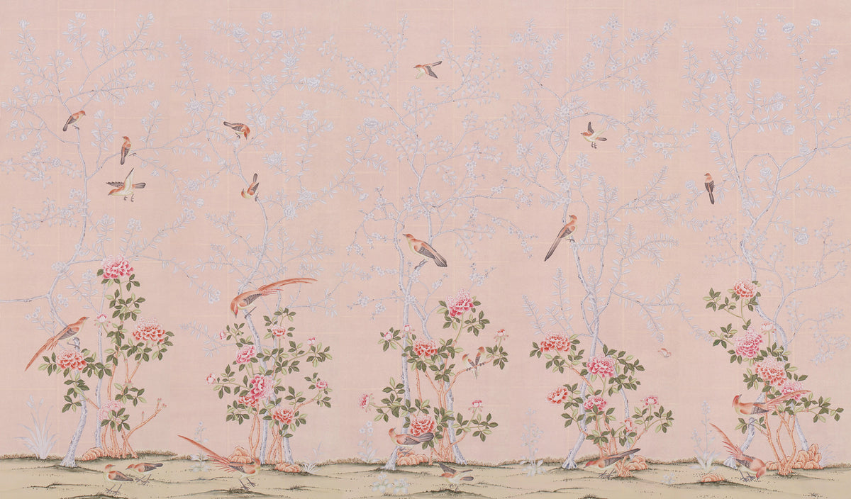 Earlham — Colourway SC-31 on Gentleman's Pink India tea paper
