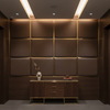 Port Royal - Truffle Upholstered Wall Panel | Architectural Fabrics