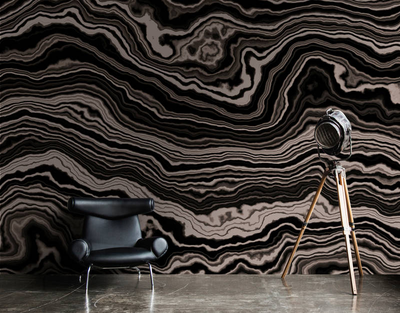 Walls By Patel 2 Beige, Black, Taupe Wallcovering | AS Creation