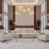 Parrot Cay - Snow Upholstered Sofa | Architectural Fabrics