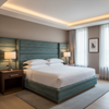 Pigeon Island - Lake Upholstered Headboard | Architectural Fabrics