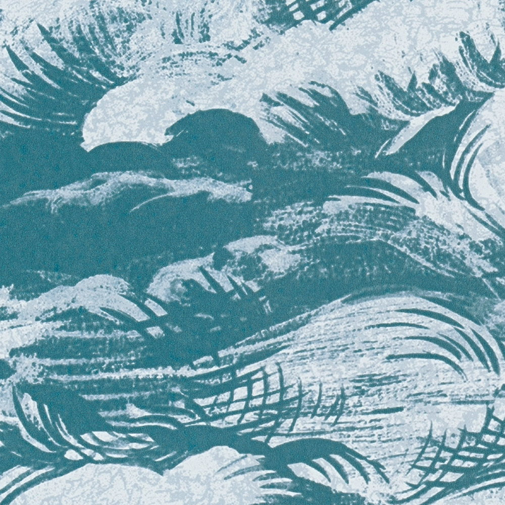 Jungle Chic Teal Wallcovering | AS Creation