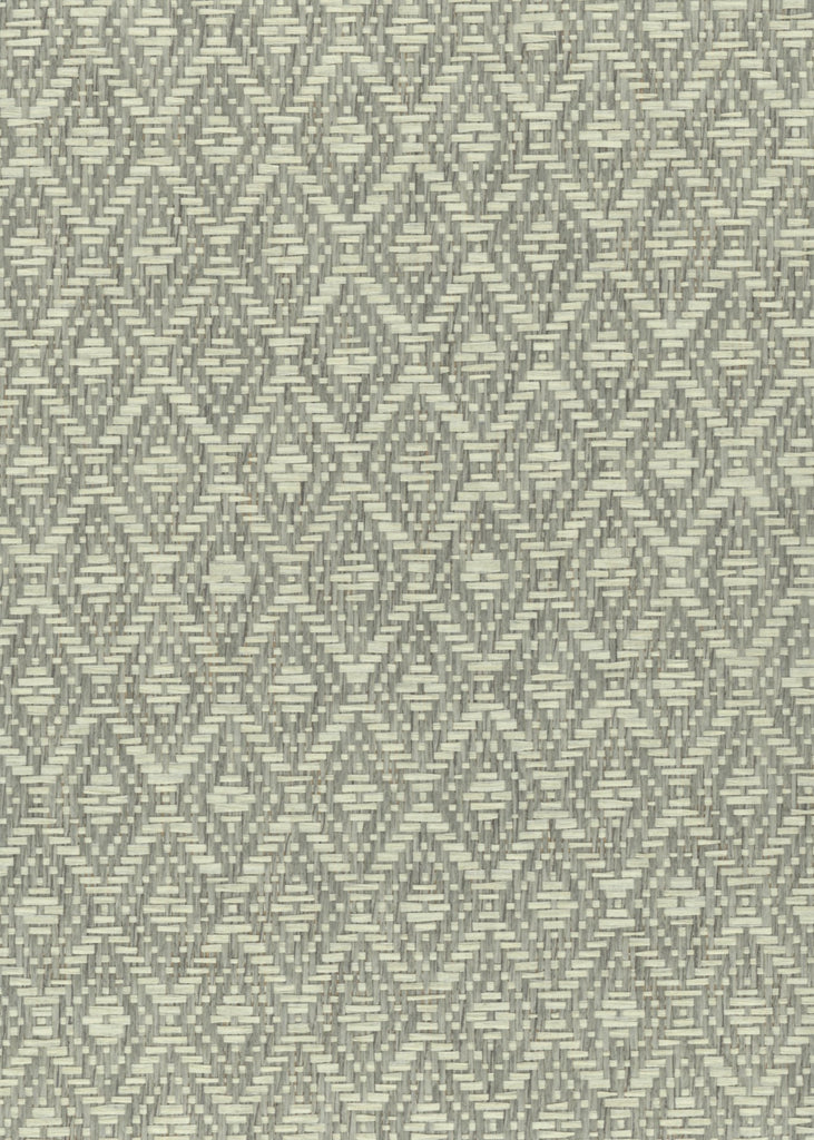 Sea Island-Silver Grey Paper Weave Wallcovering | Phillipe Romano — PWV-500470