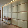 Fine Woven Texture Pale Celadon Upholstered Wall Panel | Architectural Fabrics