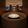 Subtle Velvet Texture Deep Umber Upholstered Banquette | Architectural Fabrics