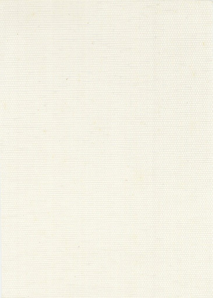 St. Simons-White Paper Weave Wallcovering | Phillipe Romano — PWV-500680