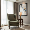 Necker Island - Pesto Upholstered Chair | Architectural Fabrics