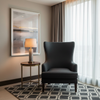 Soper Hole - Black Upholstered Chair | Architectural Fabrics