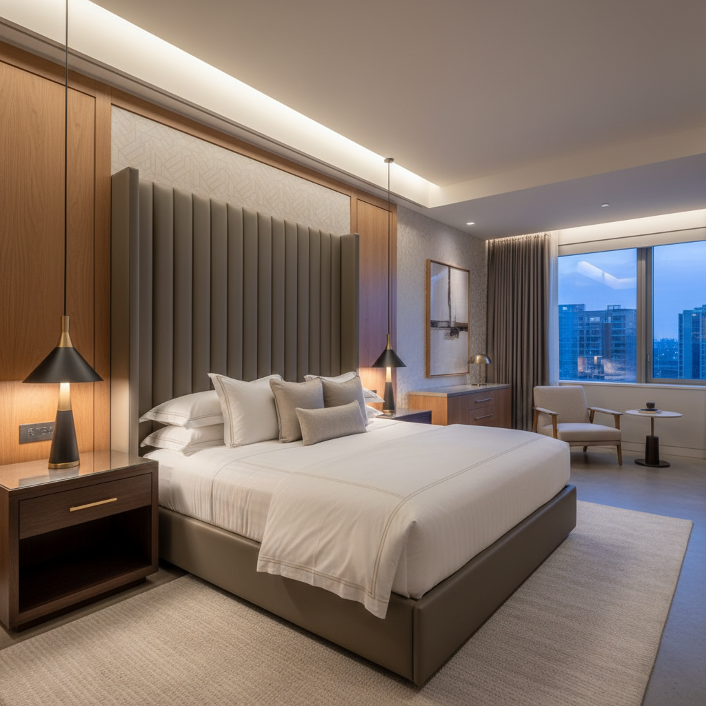 Abingdon Crow Upholstered Headboard | Architectural Fabrics