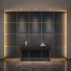 Linen Island - Cobalt Upholstered Wall Panel | Architectural Fabrics