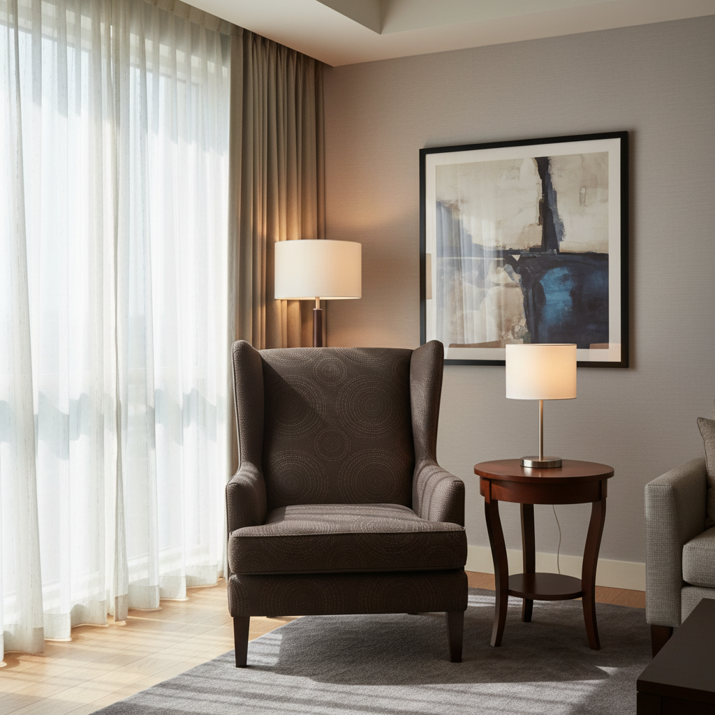 Virgin Gorda - Espresso Upholstered Chair | Architectural Fabrics