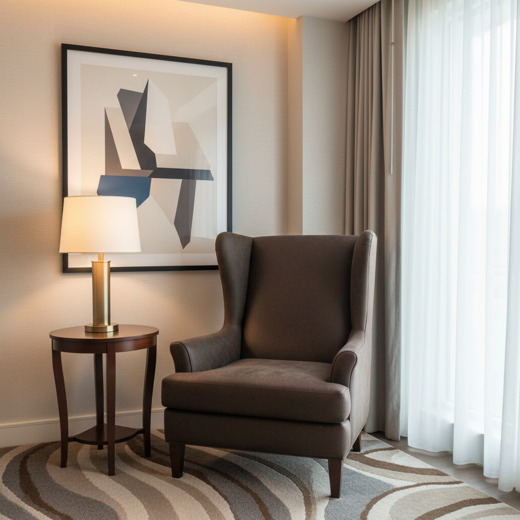 Port Royal - Truffle Upholstered Chair | Architectural Fabrics