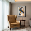 Silver Bank - Ochre Upholstered Chair | Architectural Fabrics