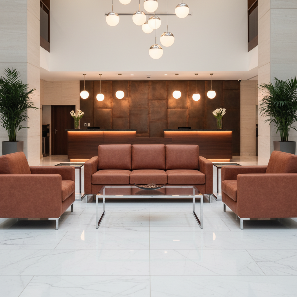 Fine Pebble Grain Rustic Sienna Upholstered Sofa | Architectural Fabrics