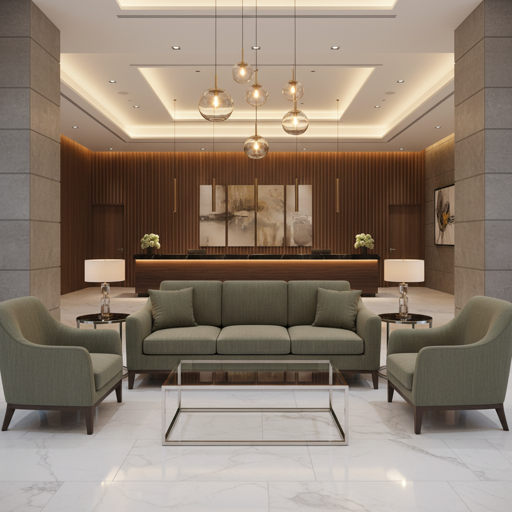 Aarden - Woodland Silicone Hybrid Upholstered Sofa | Architectural Fabrics