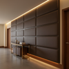 Kick Em Jenny - Truffle Upholstered Wall Panel | Architectural Fabrics