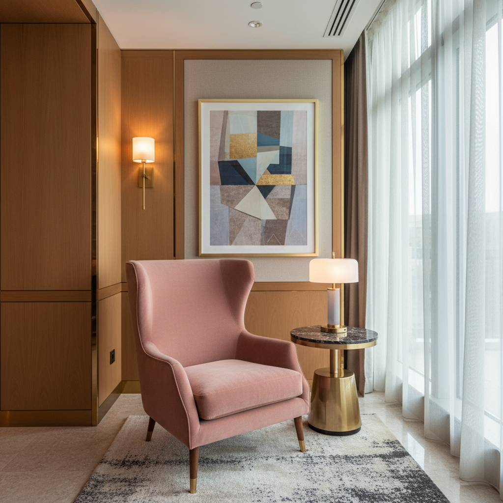 Bedford Raspberry Upholstered Chair | Architectural Fabrics