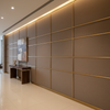 Subtle Textured Solid Muted Bronze Upholstered Wall Panel | Architectural Fabrics