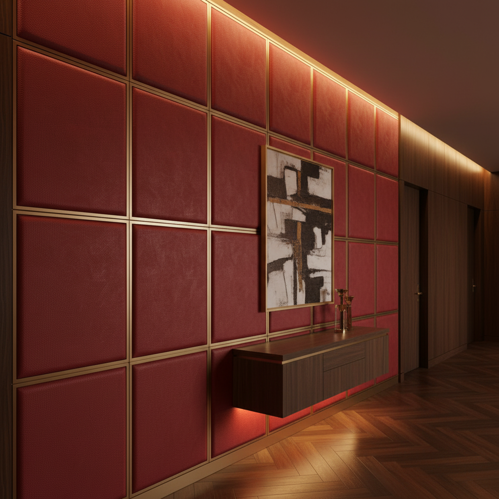 Vintage Harbor - Lipstick Upholstered Wall Panel | Architectural Fabrics