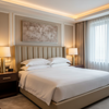 Smooth Pebble Grain Desert Sand Upholstered Headboard | Architectural Fabrics