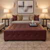 Berretta - Berretta Performance Vinyl Upholstered Ottoman | Architectural Fabrics
