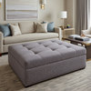 Bellevue - Bellevue Tekloom Performance Upholstered Ottoman | Architectural Fabrics