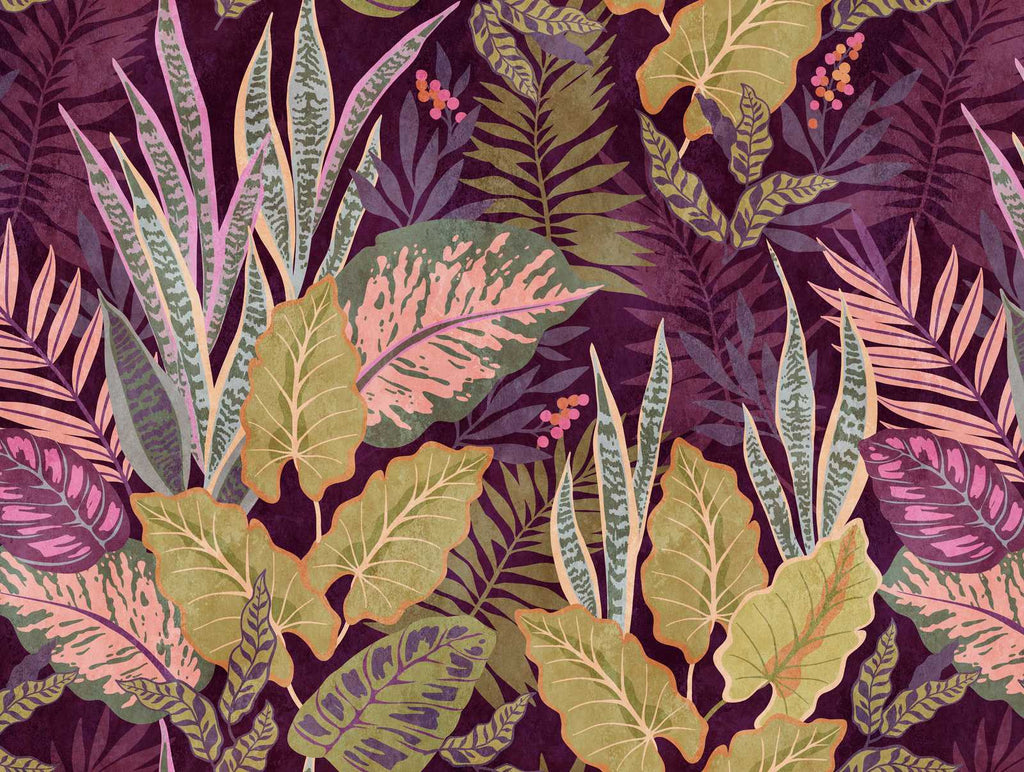 The Wall Purple Wallcovering | AS Creation