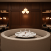 Savannah Bay - Linen Upholstered Banquette | Architectural Fabrics