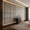 Algiers - Silver Lining Performance Vinyl Upholstered Wall Panel | Architectural Fabrics