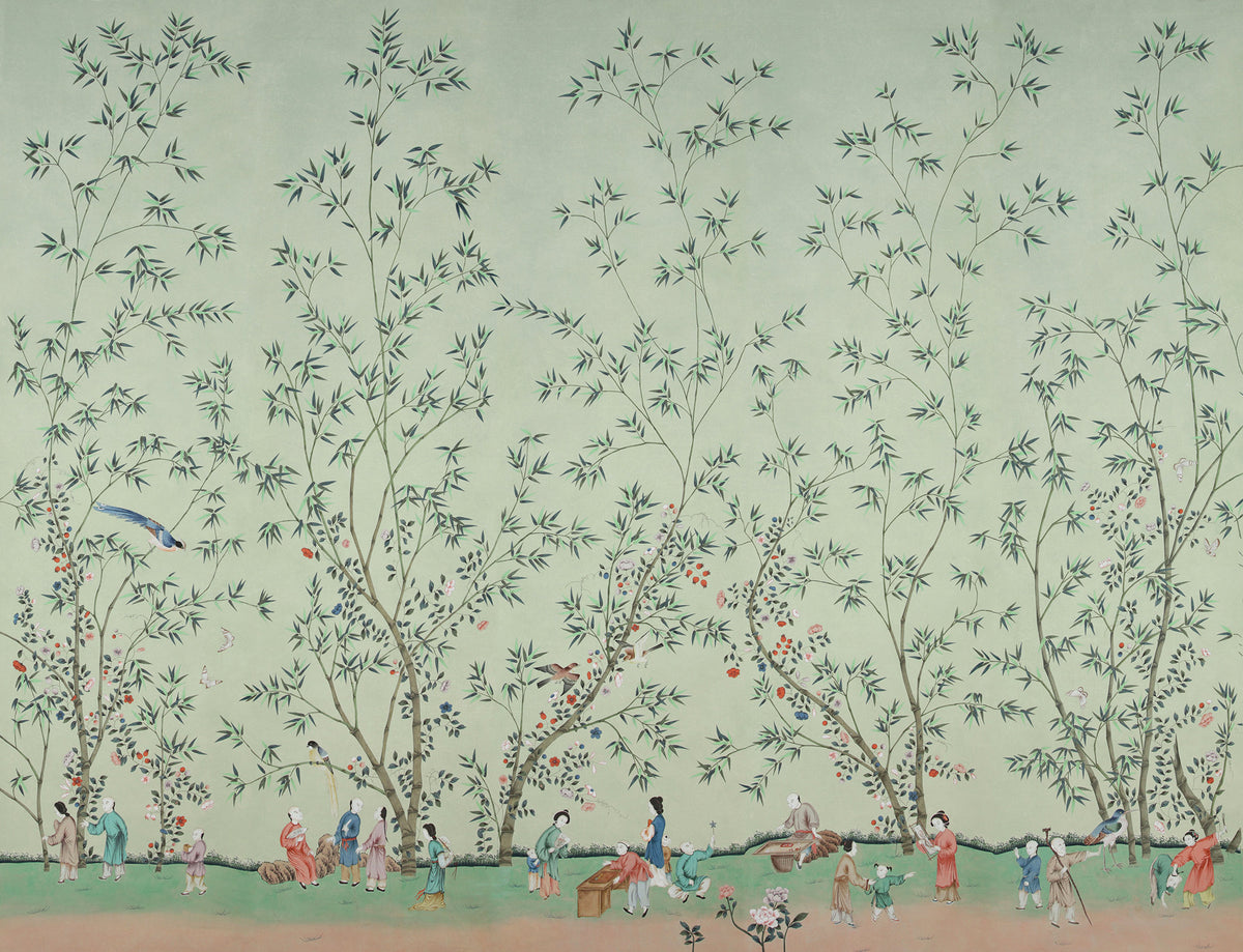 Belton — Standard colourway on Edo painted Xuan paper