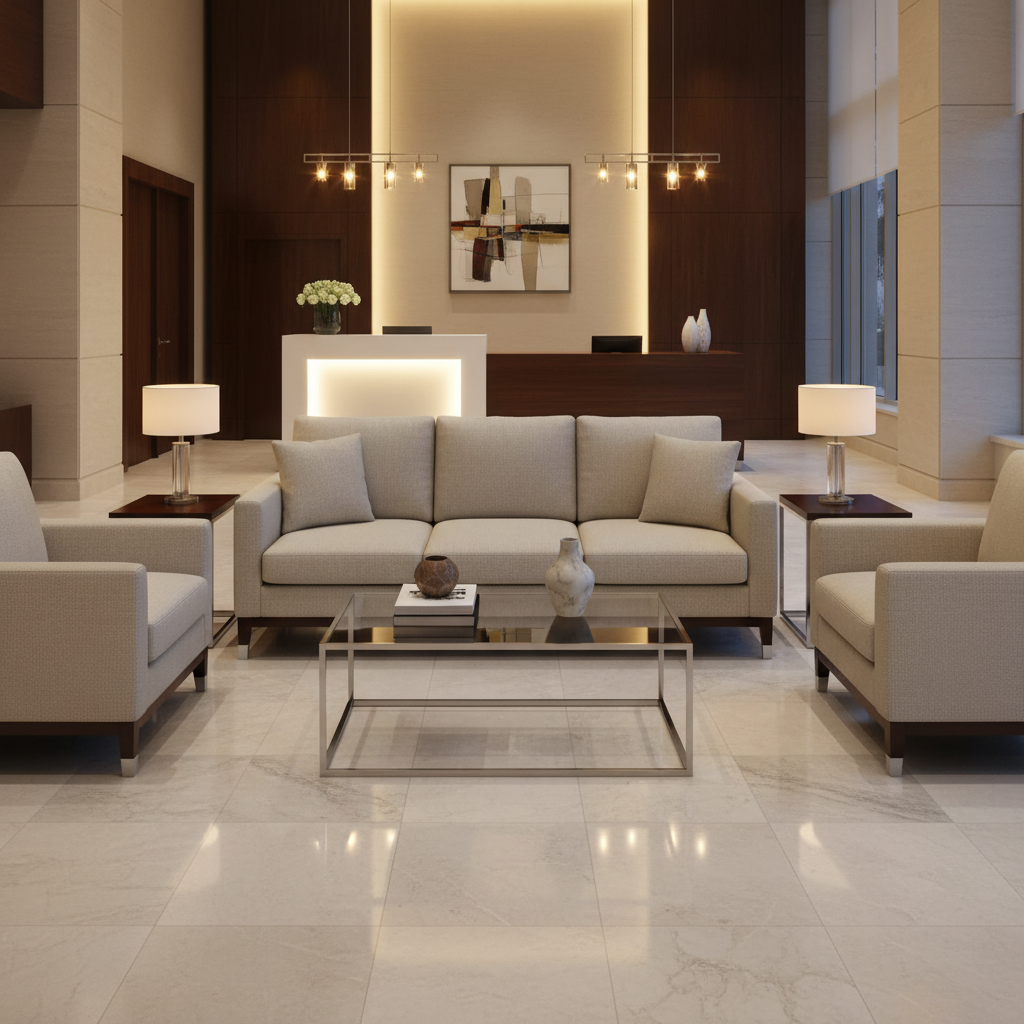 Pinnacle Rock - Muslin Upholstered Sofa | Architectural Fabrics