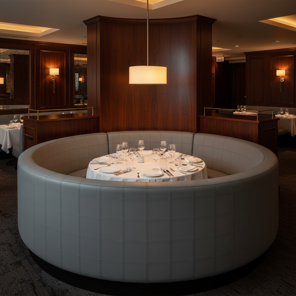 Puerto Plata - Neptune Upholstered Banquette | Architectural Fabrics