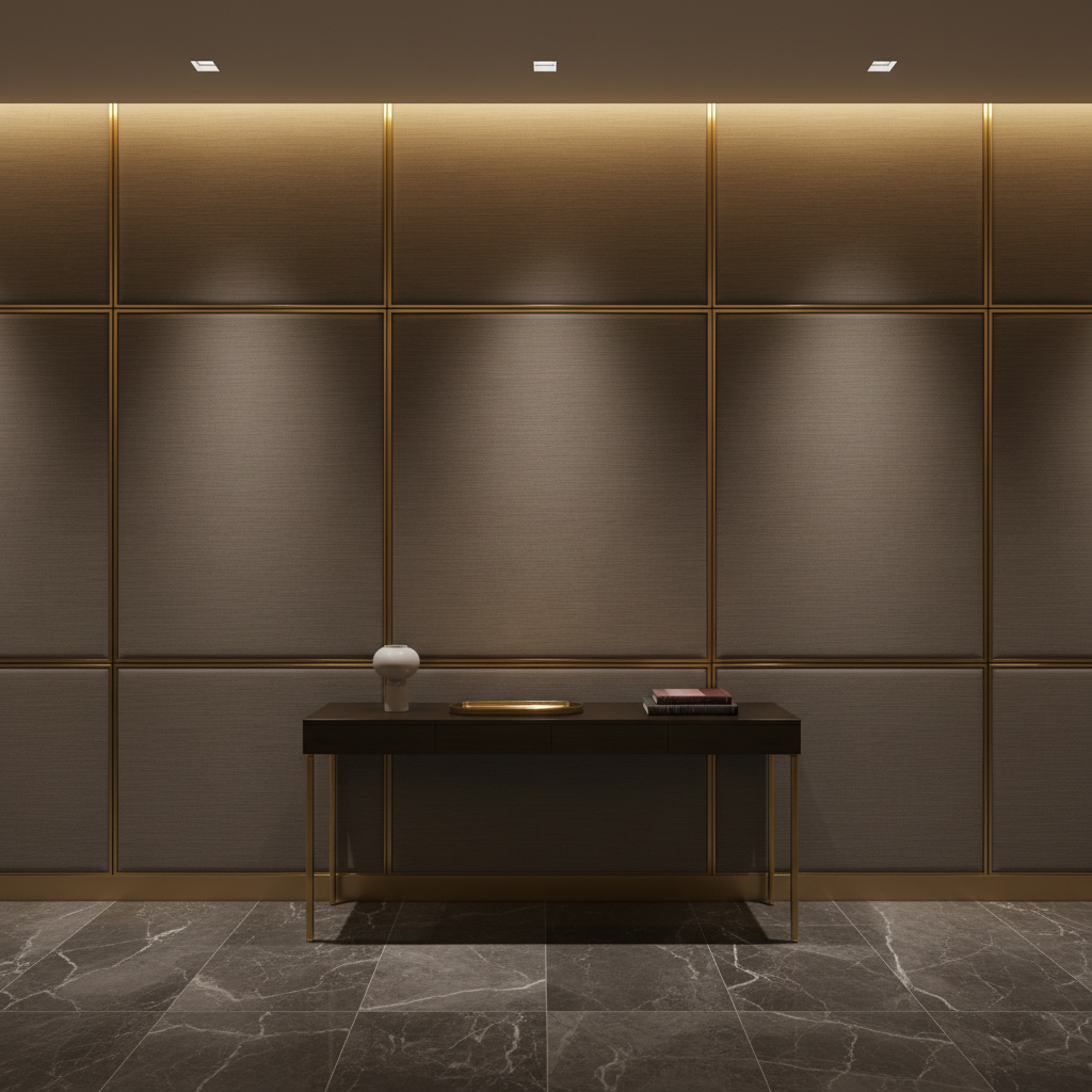 Linen Island - Shadow Upholstered Wall Panel | Architectural Fabrics