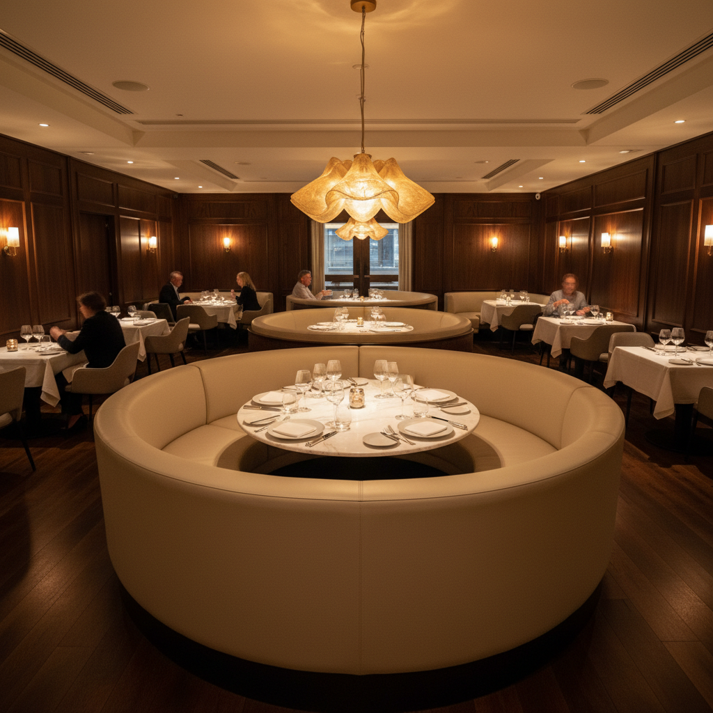 Stanley Linen Upholstered Banquette | Architectural Fabrics