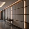 Fine Pebble Grain Soft Taupe Upholstered Wall Panel | Architectural Fabrics