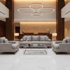 Subtle Textured Grain Soft Gray Upholstered Sofa | Architectural Fabrics
