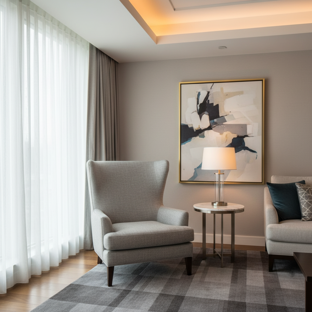 Turneffe - Dove Upholstered Chair | Architectural Fabrics