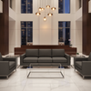 Aire Pebbled - Charcoal Breathable Polyurethane Upholstered Sofa | Architectural Fabrics
