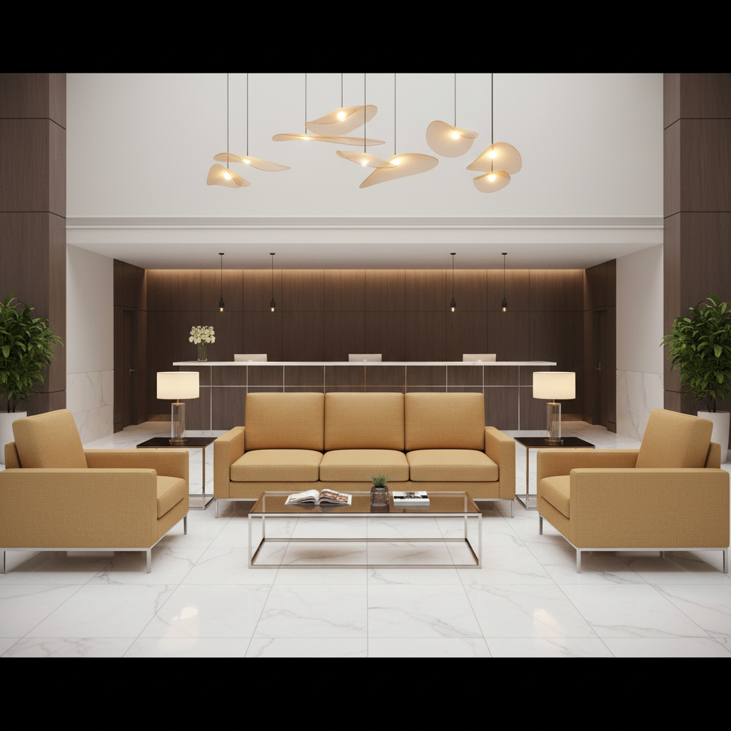 Soper Hole - Buff Upholstered Sofa | Architectural Fabrics