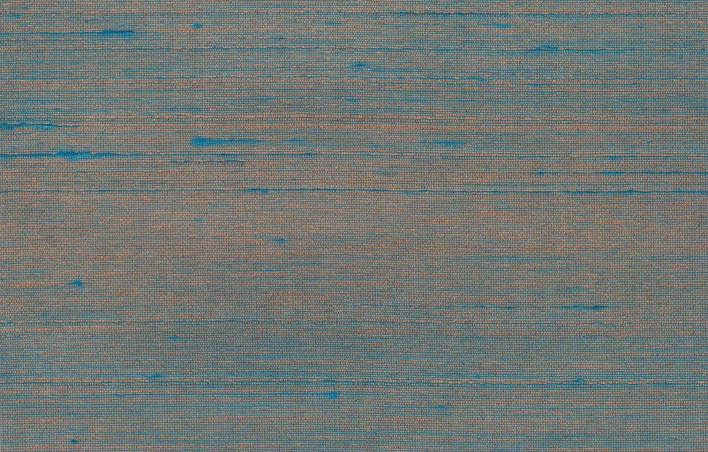 Watch Hill-Blue on Gold Silk Wallcovering | Phillipe Romano — SILK-500130